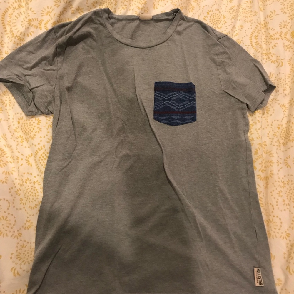 Hollis grey T shirt